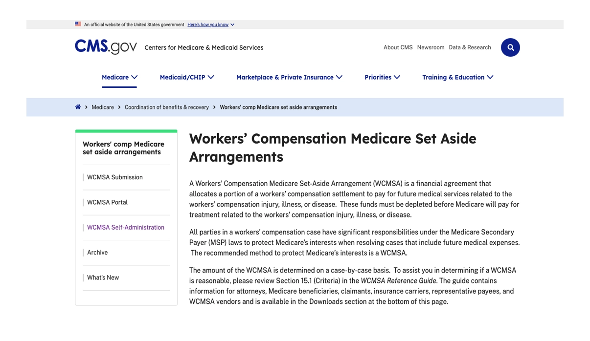 WCMSA Screenshot